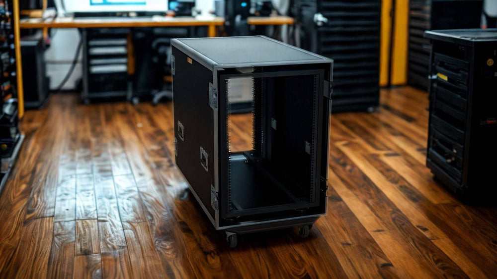 Suspended Shock Mounted Data Server Rack Cases