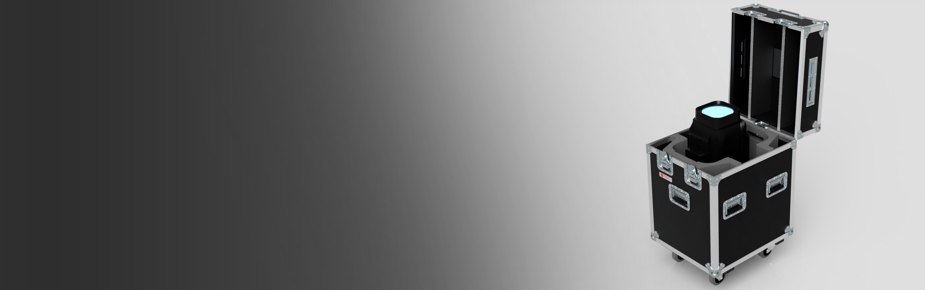 A grey and white gradient.