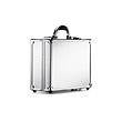 The ARK 90300 is a silver aluminium frame case with a black handle, shown at an angle on a plain white background. Ideal for field work, it can be customized with CNC foam fittings to securely store your essential tools.