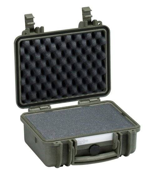 The Explorer 2712 is a hard-shell protective case with an open lid and foam padding for secure item storage—perfect as a custom foam case with optional panel mounting brackets for extra versatility.