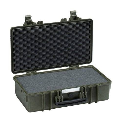 The Explorer 5117 open hard plastic waterproof case features an egg crate foam lid and flat foam base, displayed against a white background.