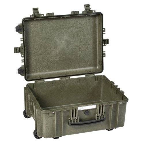 The Explorer 5326 is an open, empty hard-shell waterproof case with a handle, corrosion-proof hinges, and secure latches—ideal for adding your own custom foam interior.