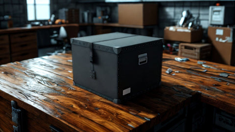 Custom Lite-Guard Poly boxes with metal extrustions