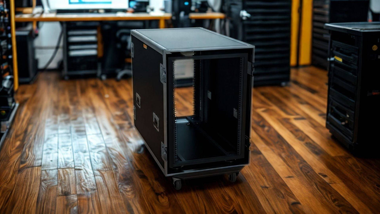 Suspended Shock Mounted Data Server Rack Cases - Nomad