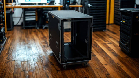 Suspended Shock Mounted Data Server Rack Cases - Nomad