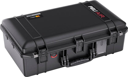 A closed black 1555 Air Case with secure latches, handle, and branded label on top—perfect for anyone who relies on protective cases to keep their gear safe.