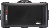 The 1646 Air Case is a black hard-shell, lightweight polymer case with handle, brand logo, and orange AIR label left side, plus model number badge. It provides reliable waterproof protection as part of the PELI Air Long/Deep Series.