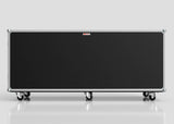 The 20 Way Euro Crate Case is a large, rectangular black case with metal edges and four caster wheels, built for high load capacity. It is set against a plain light background.