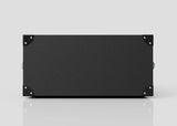 The 5U Lite Guard™ Standard Rack Case, a lightweight HDPE 19-inch rack, features metal corner protectors and rests on a reflective surface against a plain light gray background.