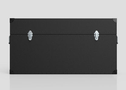 The 48" Single Screen Poly Case features reinforced corners, two silver latches, and side handles on a plain light background.
