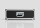 A black and silver 6U Slam Rack Case with metal edges, a front handle, and a Nomad label is set against a plain light background.