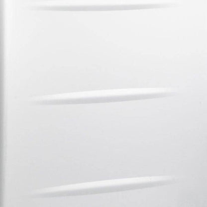 Close-up of the ALUpur 98400's white surface featuring three evenly spaced horizontal indentations, perfect for custom CNC foam fittings.