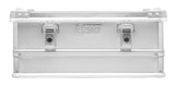 The Defender KA64-003 is a rectangular silver metal storage box with two front latches and a raised lid—ideal as a 42L case or custom foam case for secure storage.
