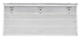The Defender KA64-012 is a rectangular silver metal storage box with three lid latches, front horizontal ridges, and a custom routed foam interior for secure organization.