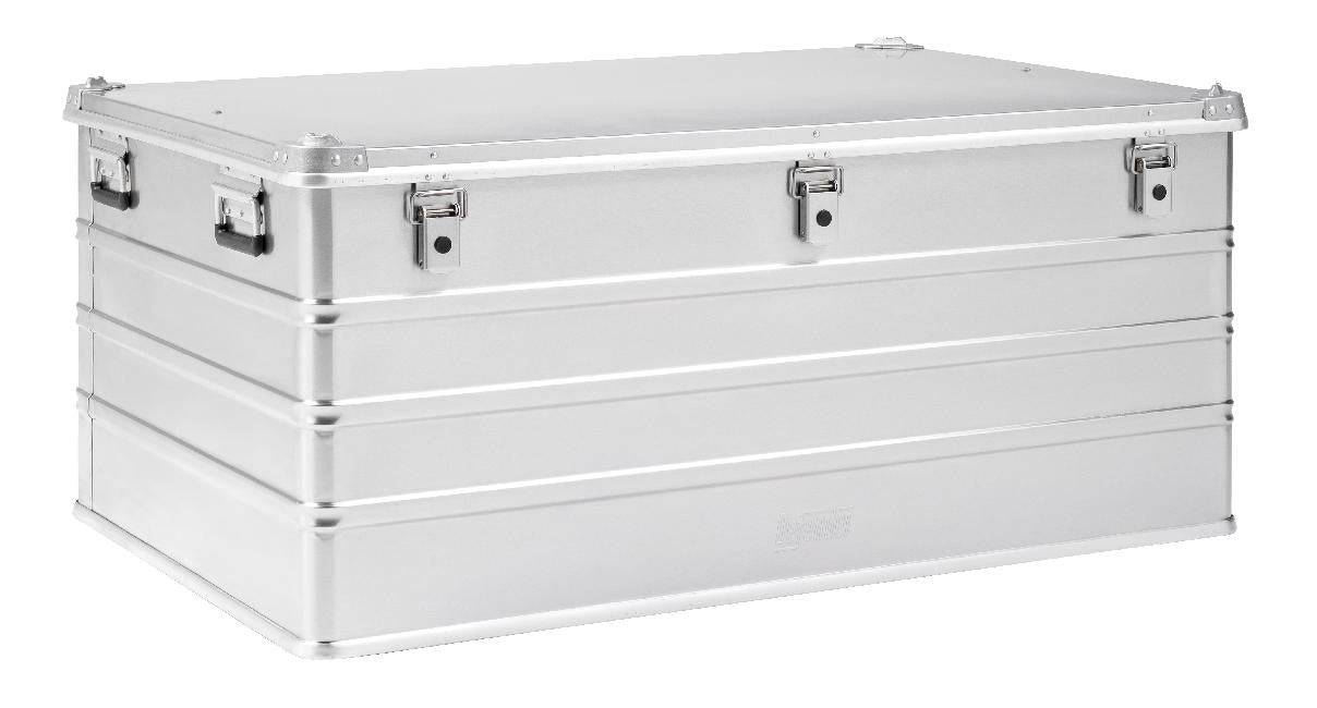 The Defender KA74-012 is a large, rectangular silver metal screen print case with side latches and handles, a custom routed foam interior, and a 414-litre capacity, shown against a white background.