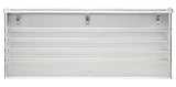 The Defender KA74-014 is a rectangular metal storage box with three top latch closures, horizontal ridges across the front, and a custom routed foam interior for secure organization.