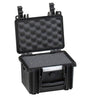 The Explorer 1913 is a black hard plastic protective case with a custom foam interior, shown open and empty. Corrosion proof, it provides durable and reliable protection for safely storing small electronic devices or equipment.