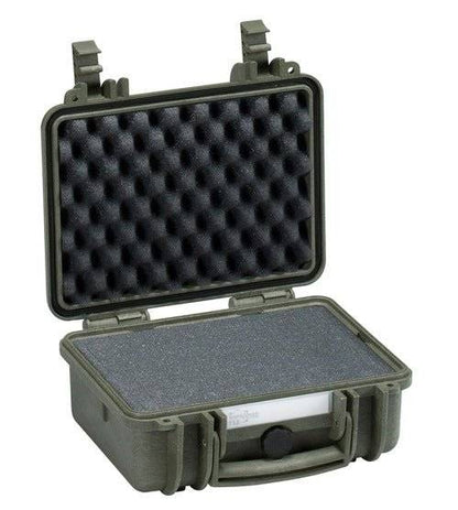 The Explorer 2712 is a hard-shell protective case with an open lid and foam padding for secure item storage—perfect as a custom foam case with optional panel mounting brackets for extra versatility.
