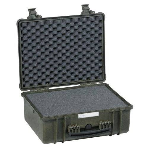 The Explorer 4820 is a hard plastic waterproof case with a foam-padded interior, open lid, and manual pressure release valve—perfect for the safe protection and transport of delicate items.