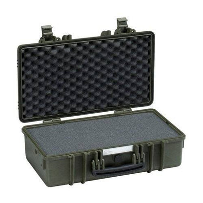 The Explorer 5117 open hard plastic waterproof case features an egg crate foam lid and flat foam base, displayed against a white background.