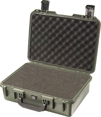The iM2300 Storm Case features an open design with a handle, foam padding in the lid, protective padding in the base, and provides a reliable watertight storage solution for your gear.