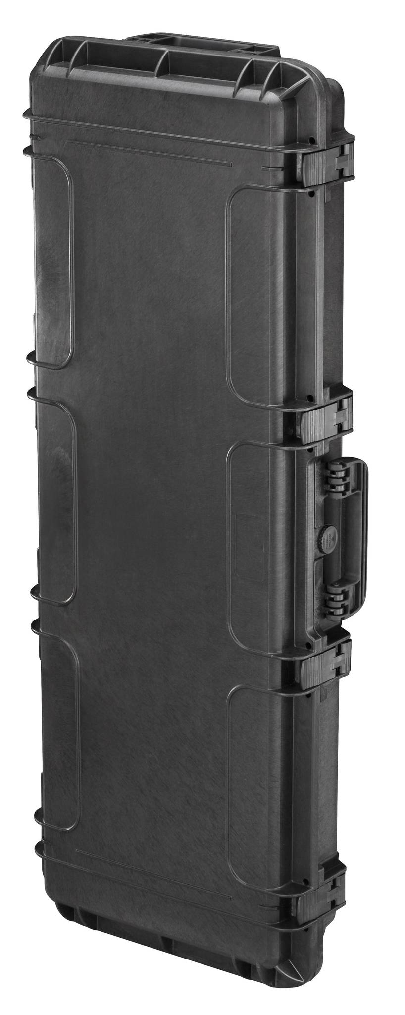 The MAX1100 is a large, hard-shell, temperature-resistant case with reinforced corners, secure latches, and a side handle, shown standing upright against a white background.