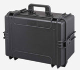 The MAX505H280 is a hard polypropylene case with a handle and secure latches, designed for protective storage and transport.