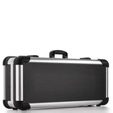 The Robust 50400N case in black and silver features reinforced corners, custom CNC foam fittings, and a handle for shock-absorbing protection; shown closed on a white background.